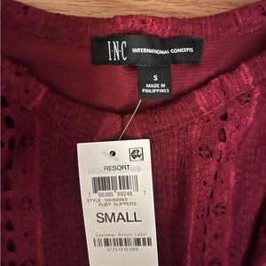INC international summer top . Brand new with tags. Non-smoking home
